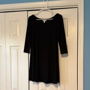 Leith Black Long Sleeve Dress